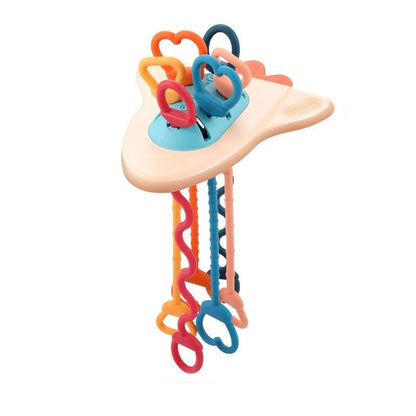 Montessori Pull String Sensory Toys Teething Activity Toy