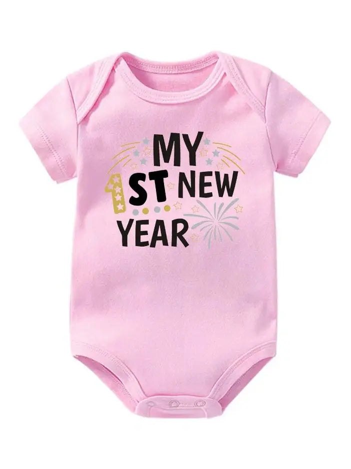 My 1st New Year Baby Girl Boy Clothes Cotton