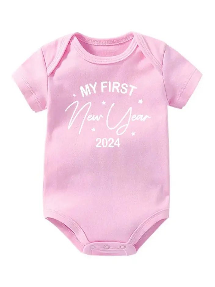 My 1st New Year Baby Girl Boy Clothes Cotton