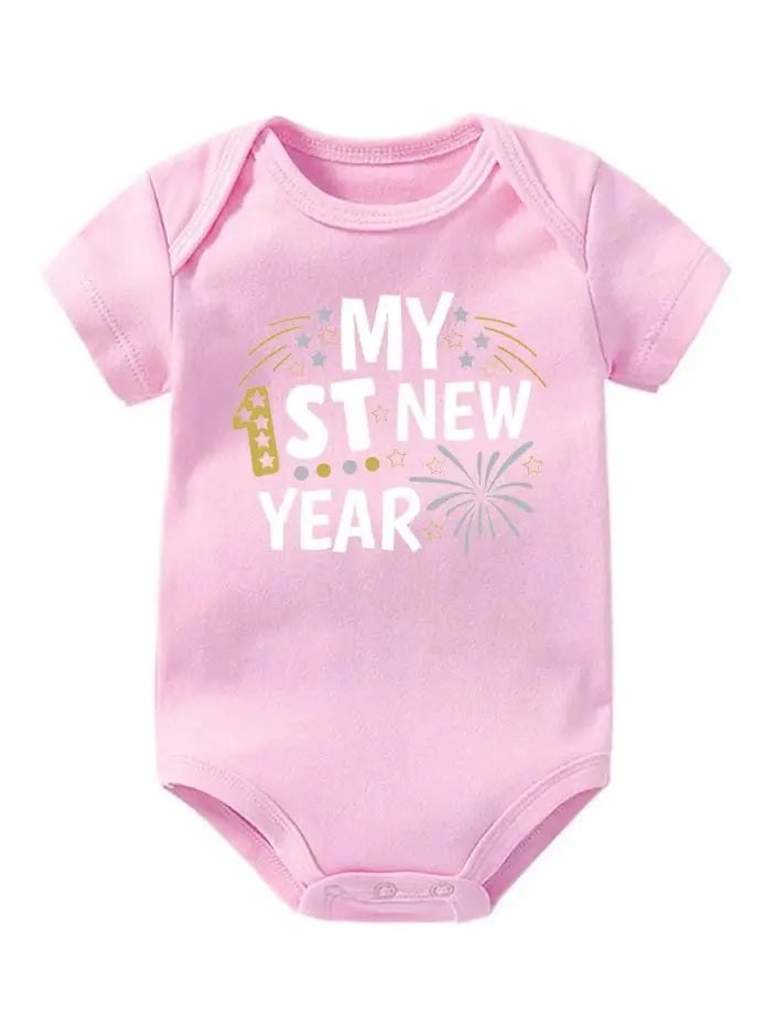 My 1st New Year Baby Girl Boy Clothes Cotton