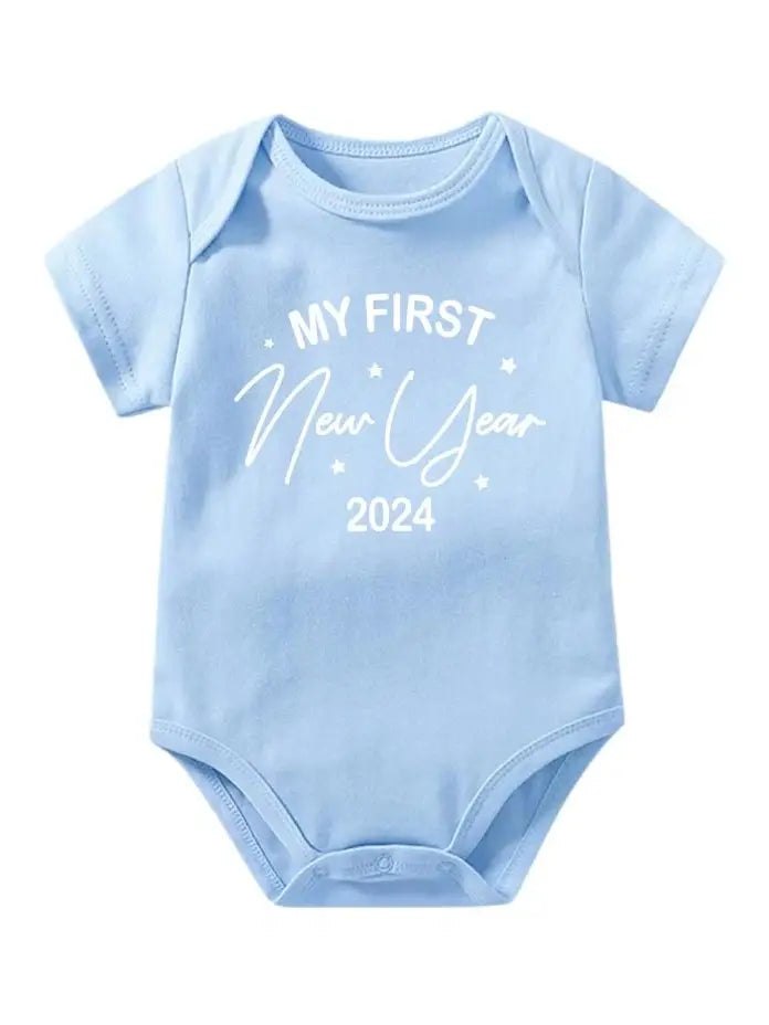 My 1st New Year Baby Girl Boy Clothes Cotton