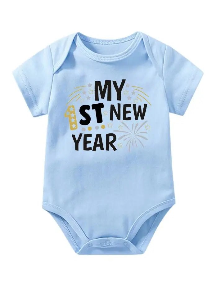 My 1st New Year Baby Girl Boy Clothes Cotton