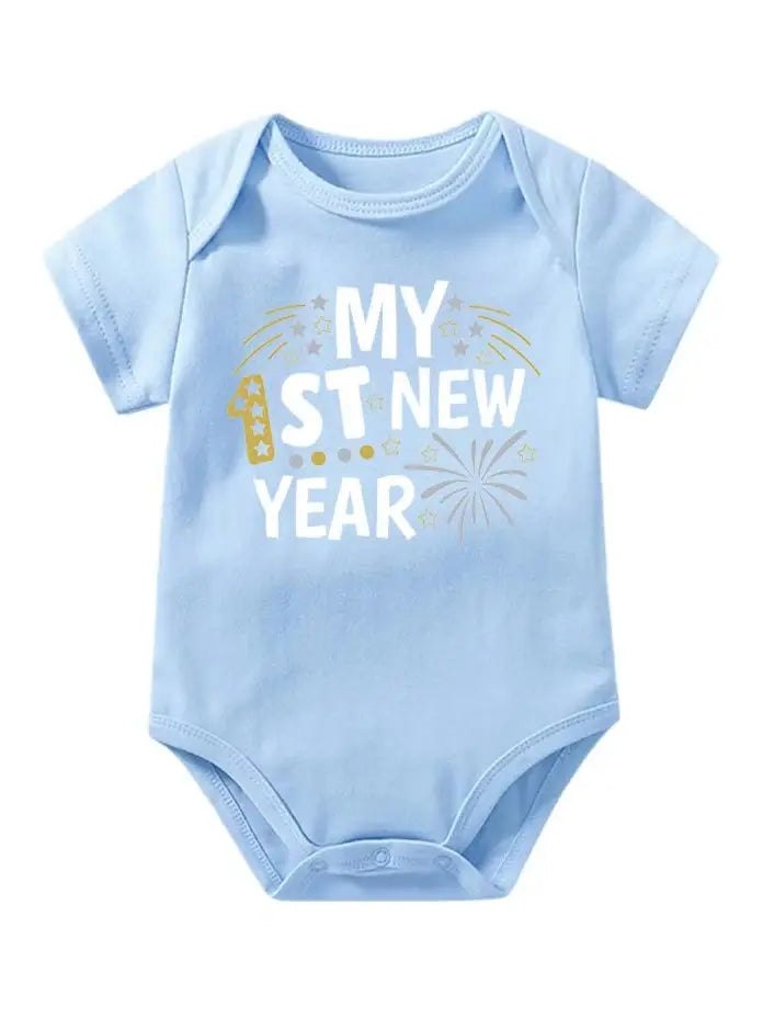 My 1st New Year Baby Girl Boy Clothes Cotton