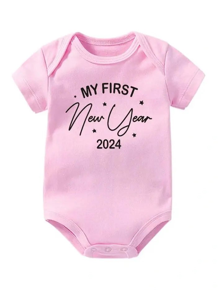 My 1st New Year Baby Girl Boy Clothes Cotton