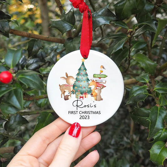 Personalized Christmas Baby Ornament