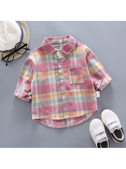 Plaid Button up Cotton Shirts