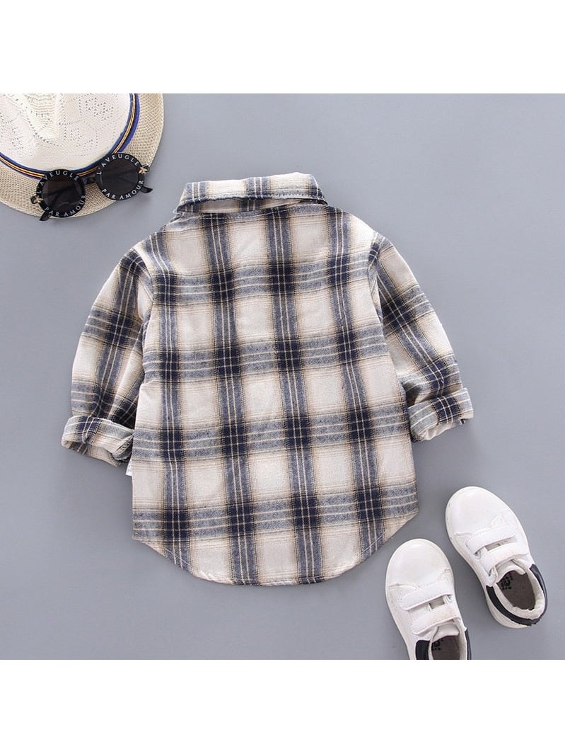 Plaid Button up Cotton Shirts