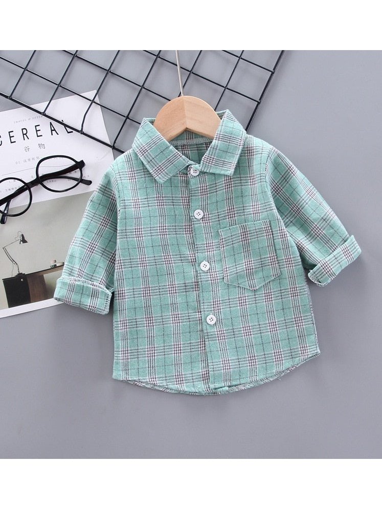 Plaid Button up Cotton Shirts