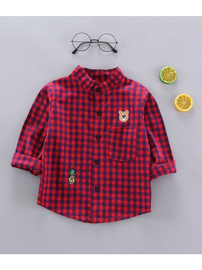 Plaid Button up Cotton Shirts