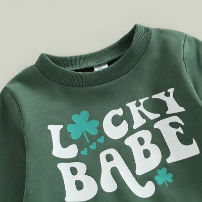 St Patrick's Day Baby Girl Outfits "Lucky Babe"