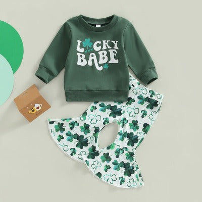 St Patrick's Day Baby Girl Outfits "Lucky Babe"