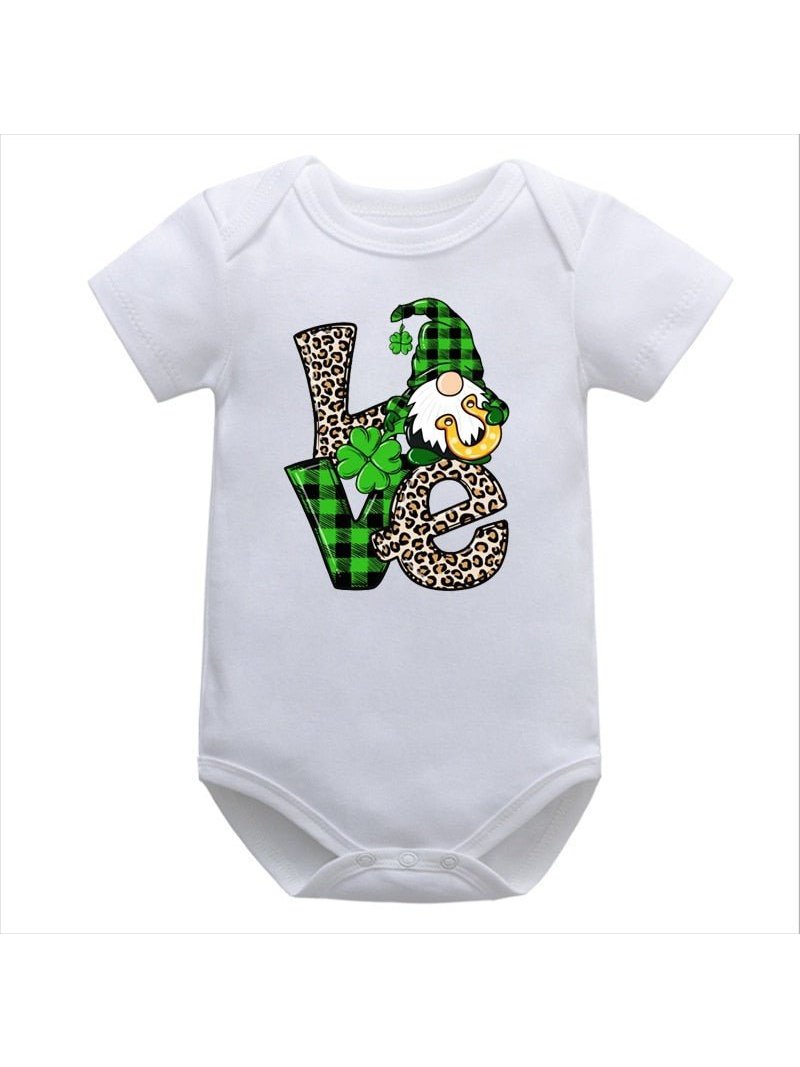 St. Patrick's Day Infant Clothes Shamrock Boy