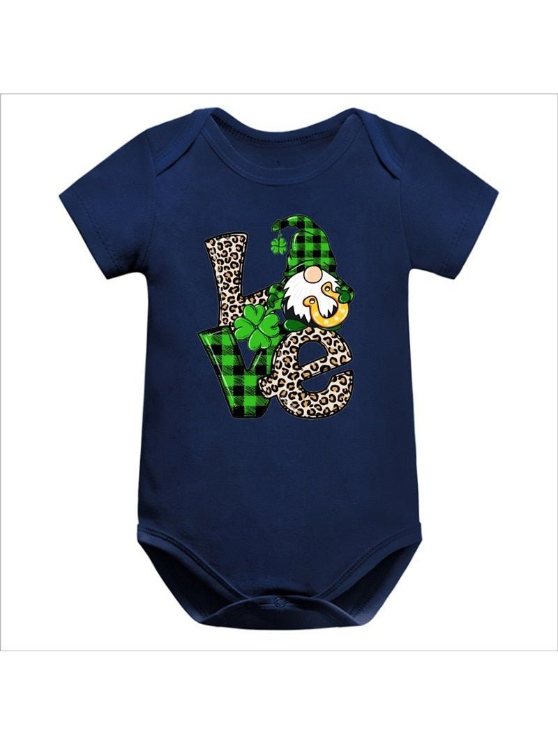 St. Patrick's Day Infant Clothes Shamrock Boy