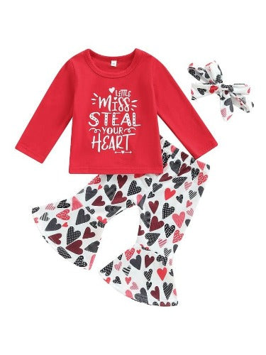 Toddler Girls Valentine’s Day Set